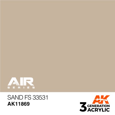 Acrílicos de 3rd,Sand FS 33531 – AIR. Marca Ak-Interactive. Ref: Ak11869.