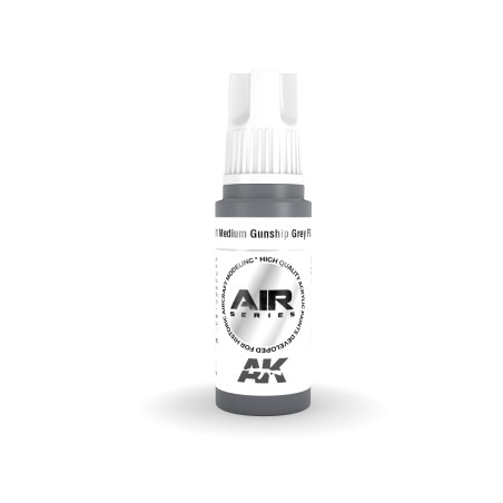 Acrílicos de 3rd,Medium Gunship Grey FS 36118 – AIR. Marca Ak-Interactive. Ref: Ak11881.