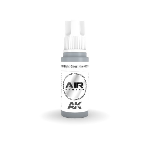 Acrílicos de 3rd,Light Ghost Grey FS 36375 – AIR. Marca Ak-Interactive.  Ref: Ak11888.