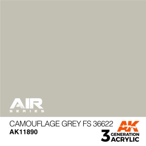 Acrílicos de 3rd,Camouflage Grey FS 36622 – AIR. Marca Ak-Interactive.  Ref: Ak11890.