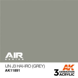 Acrílicos de 3rd,IJN J3 Hai-iro (Grey) – AIR. Marca Ak-Interactive.  Ref: Ak11891.