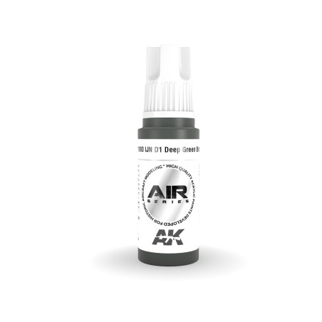 Acrílicos de 3rd,IJN D1 Deep Green Black – AIR. Marca Ak-Interactive.  Ref: Ak11893.