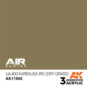 Acrílicos de 3rd, IJA 30 Karekusa iro (Dry Grass) – AIR. Marca Ak-Interactive.  Ref: Ak11905.
