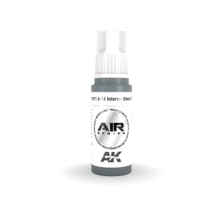 Acrílicos de 3rd,A-14 Interior Steel Grey – AIR. Marca Ak-Interactive.  Ref: Ak11911. 2