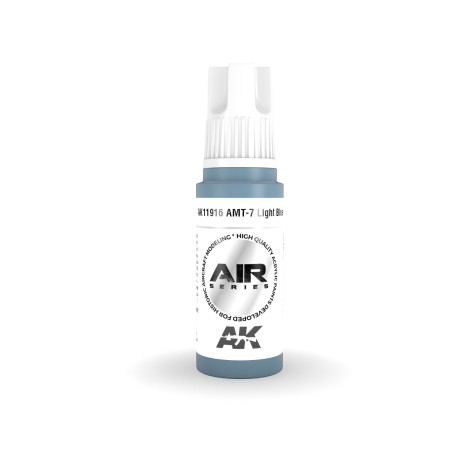 Acrílicos de 3rd,AMT-7 Light Blue – AIR.Marca Ak-Interactive.  Ref: Ak11916.