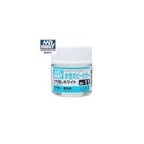 Mr.HOBBY AQUEOUS COLOR ,BARNIZ MATE . Bote 10 ml. Marca MR.Hobby. Ref: H20.