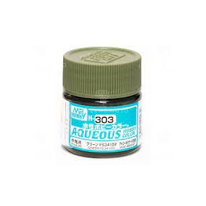 Mr.HOBBY AQUEOUS COLOR, BROWN FS30219 (Semi-gloss). Bote 10 ml. Marca MR.Hobby. Ref: H310. 2