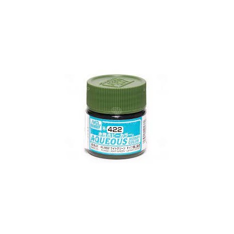 Mr.HOBBY AQUEOUS COLOR , VERDE CLARO  RLM82 . Bote 10 ml. Marca MR.Hobby. Ref: H422.