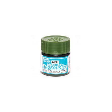 Mr.HOBBY AQUEOUS COLOR , VERDE CLARO  RLM82 . Bote 10 ml. Marca MR.Hobby. Ref: H422.