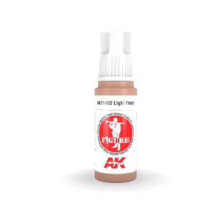Acrílicos de 3rd,  LIGHT FLESH – FIGURES. Marca Ak-Interactive.  Ref: Ak11402.