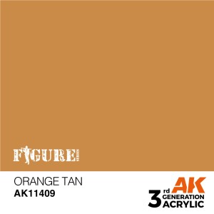 Acrílicos de 3rd, ORANGE TAN – FIGURES.Marca Ak-Interactive.  Ref: Ak11409.