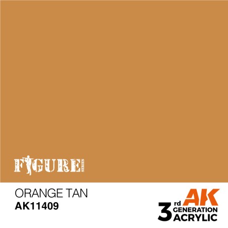 Acrílicos de 3rd, ORANGE TAN – FIGURES.Marca Ak-Interactive.  Ref: Ak11409.