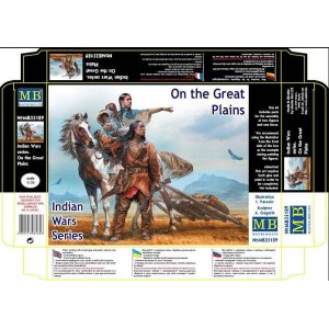 Indian wars serie, On the Great Plains. Escala 1:35. Marca MB. Ref: 35189. 2