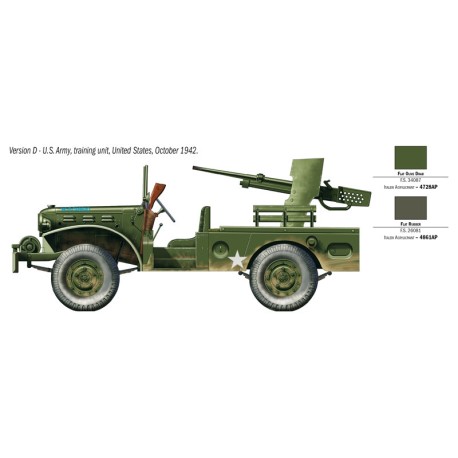 M6 GUN MOTOR CARRIAGE WC-55, with crew. Escala 1:35. Marca Italeri. Ref: 6555.