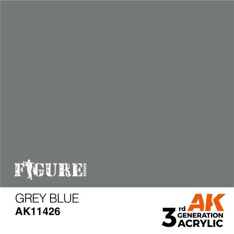 Acrílicos de 3r, GREY BLUE .Marca Ak-Interactive.  Ref: Ak11426.