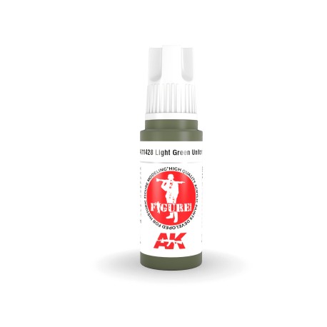 Acrílicos de 3r, LIGHT GREEN UNIFORM – FIGURES.Marca Ak-Interactive.  Ref: Ak11428.