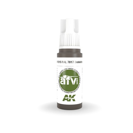 AK INTERACTIVE 3 rd. RAL 7017 DUNKELBRAUN – AFV . Marca AK Interactive. Ref: AK11315.