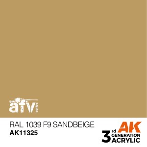 AK INTERACTIVE 3 rd. RAL 1039 F9 SANDBEIGE – AFV. Marca AK Interactive. Ref: AK11325.