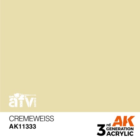 AK INTERACTIVE 3 rd. CREMEWEISS – AFV. Marca AK Interactive. Ref: AK11333.