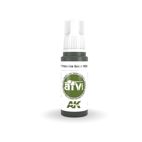 AK INTERACTIVE 3 rd. PROTECTIVE GREEN 1920S-1930S – AFV. Marca AK Interactive. Ref: AK11371.