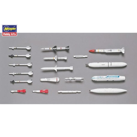 AIRCRAFT WEAPONS D : U.S. SMART BOMBS & TARGET PODS. Escala 1:48. Marca Hasegawa. Ref: 36008.