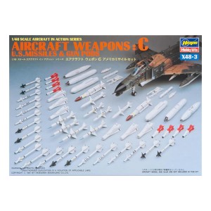 AIRCRAFT WEAPONS D : U.S. SMART BOMBS & TARGET PODS. Escala 1:48. Marca Hasegawa. Ref: 36008.