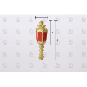 Decoración en metal, Fanal tipo B de popa, 30 mm. Marca Amati. Ref: 4330/02.