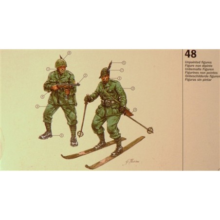 Italian Mountain Troops Alpini. Escala 1:72. Marca Italeri. Ref: 6059.