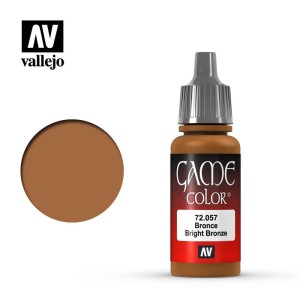 Acrilico Game Color, Bronce. Bote 17 ml. Marca Vallejo. Ref: 72.057.