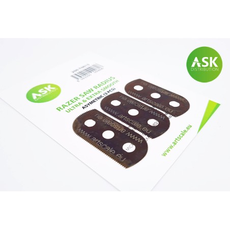 ASK holder- Saw Radius - ultra & extra smooth asymmetric 100/65 teeth 1 pc. Marca ASK. Ref: 200-T0015.