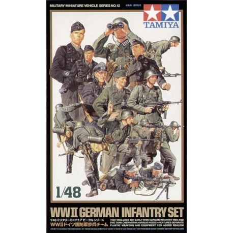 German Infantry set. Escala 1:48. Marca Tamiya. Ref: 32512.