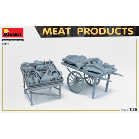 MEAT PRODUCTS. Escala 1:35. Marca Miniart. Ref: 35649.