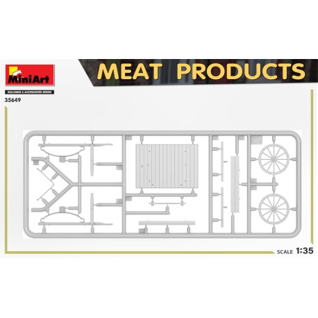 MEAT PRODUCTS. Escala 1:35. Marca Miniart. Ref: 35649.