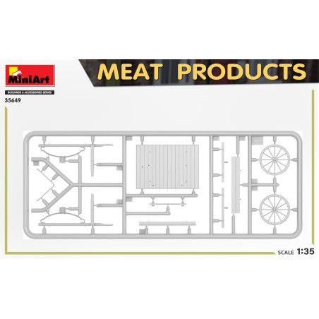 MEAT PRODUCTS. Escala 1:35. Marca Miniart. Ref: 35649.