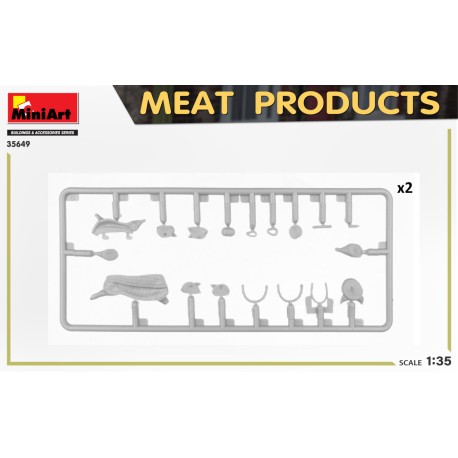 MEAT PRODUCTS. Escala 1:35. Marca Miniart. Ref: 35649.
