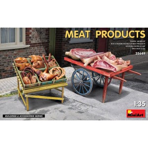 MEAT PRODUCTS. Escala 1:35. Marca Miniart. Ref: 35649.