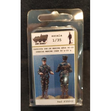 Carrista Infantería de Marina años 90-00. 1:35. Marca BMR. Ref: F35002.