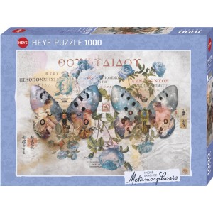 Wings No. 2, Metamorphosis. Puzzle horizontal, 1000 pz. Marca Heye. Ref: 29972.