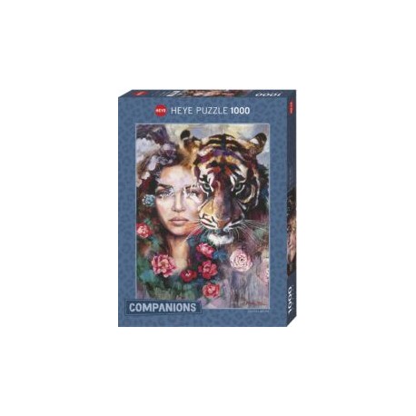 Steadfast Heart, Companions. Puzzle vertical, 1000 pz. Marca Heye. Ref: 29982.