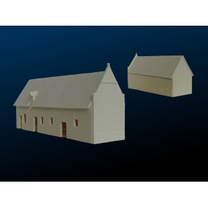 Hougoumont, Establo sur /Stable. Escala 1:72. Marca Balwward. Ref: WT-HG-S1-02