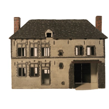 Hougoumont, Casa del jardinero / Gardener's House. Escala 1:72. Marca Balwward. Ref: WT-HG-S1-01