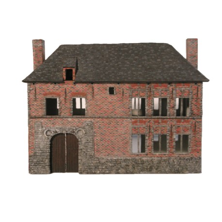 Hougoumont, Casa del jardinero / Gardener's House. Escala 1:72. Marca Balwward. Ref: WT-HG-S1-01