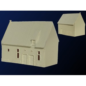 Waterloo 1815, Hougoumont, Casa del jardinero / Gardener's House. Escala 1:72. Marca Balwward. Ref: WT-HG-S1-03.