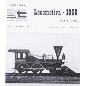 Carpeta planos Locomotora, Marca Amati. Ref: 1265.