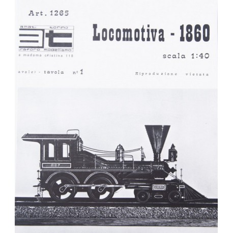 Carpeta planos Locomotora, Marca Amati. Ref: 1265.