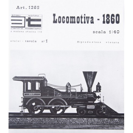 Carpeta planos Locomotora, Marca Amati. Ref: 1265.