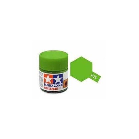 Light Green Brillo (81515). Bote 10 ml. Marca Tamiya. Ref: X-15.