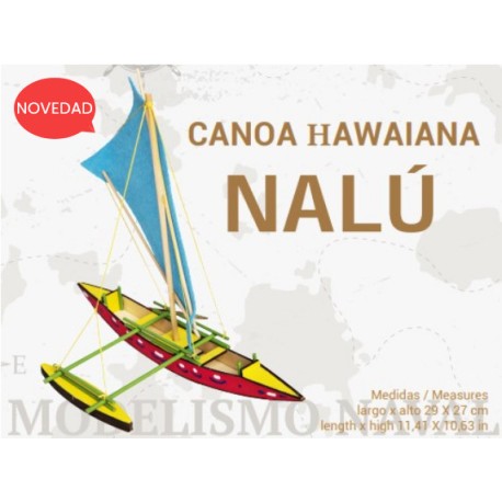 Canoa Nalú, 29 x 27 cm. Marca Keranova. Ref: 50206.