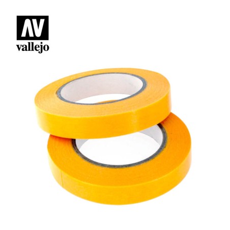 Cinta enmascarar de 10 mm , ( 2 x 18 m ). Marca Vallejo. Ref: T07006.