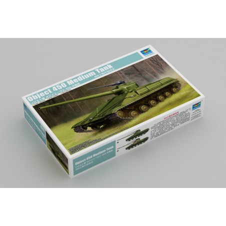 Object 450 Medium Tank. Escala 1:35. Marca Trumpeter. Ref: 09580.